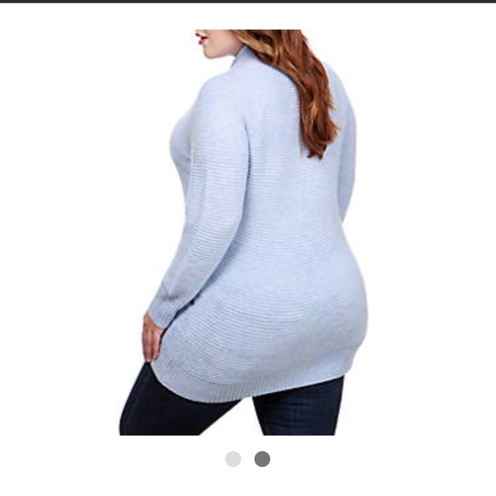 Lucky Brand Lace-Up Sweater - Picture 2 of 6